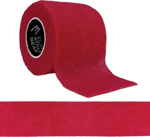 Vista 20 de Cinta atlética autoadhesiva – 2 pulgadas x 6.5 yardas – Sin látex, envoltura deportiva fácil de rasgar para fútbol, béisbol, fútbol, muñeca