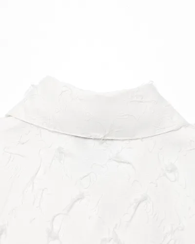 Vista 7 de Camisa de manga larga con botones para mujer, sin arrugas, verano