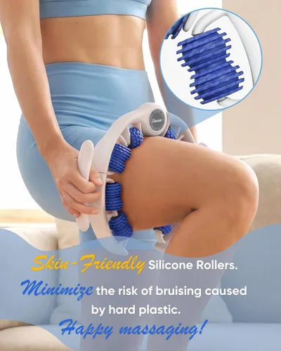 Vista 4 de ONUEMP Herramienta de Masaje para Celulitis, Removedor de Celulitis con Drenaje Linfático para Piernas, Rodillo Muscular para Masaje de Fascia