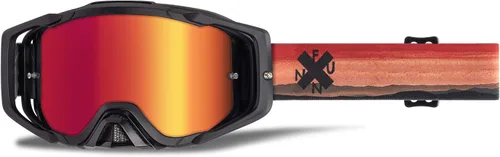 Vista 8 de Funn Soljam MTB Enduro DH gafas antivaho lente transparente adicional, bolsa y hojas de rasgadura Negro