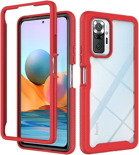 Vista 6 de Funda Redmi Note 10 Pro, funda protectora anticaídas y absorción de golpes para Xiaomi Redmi Note 10 Pro Max 4G M2101K6I Redmi Note 10 Pro 4G Negro
