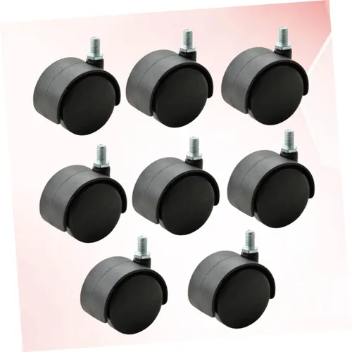 Vista 3 de ULTECHNOVO 8 unids 2 ruedas para muebles silla ruedas ruedas silla oficina ruedas silla rueda nido