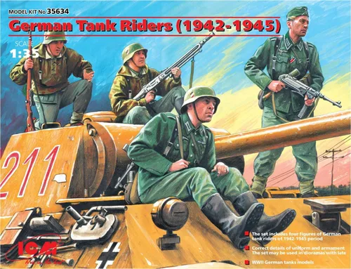 Vista 7 de ICM Modelos German Tank Riders 1942-1945 Kit