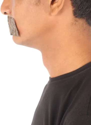 Vista 4 de HPO Cabello humano bigote para hombre