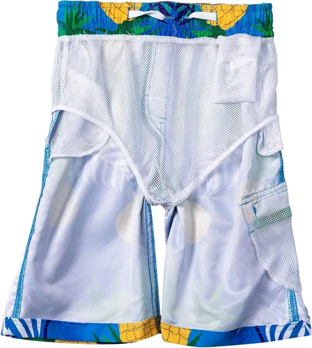 Vista 2 de Sloosh - Traje de baño para niños (piña) - 3T, Piña