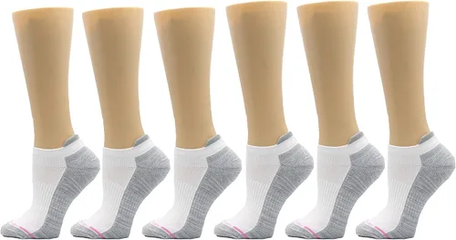 Vista 40 de Dr. Motion calcetines de compresión de corte bajo para mujer, 2 piezas