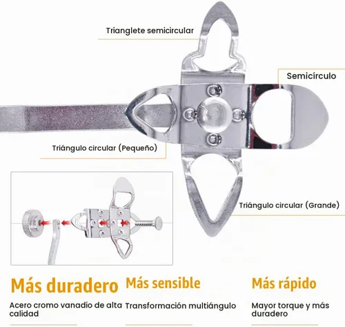 Vista 4 de Kit de herramientas de instalación de parabrisas de 12 piezas, 10 herramientas de ajuste de palos, 1 herramienta de instalación de parabrisas