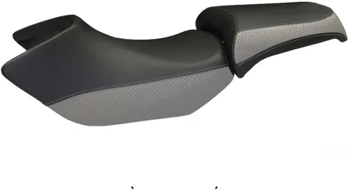 Vista 13 de Funda de asiento compatible con BMW R 1200 GS (05-12) modelo Siracusa Color de Tappezzeria Italia