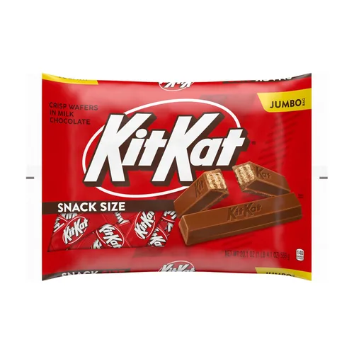 Vista 16 de KIT KAT Oblea de chocolate con leche tamaño King, barra de caramelo, 3 onzas