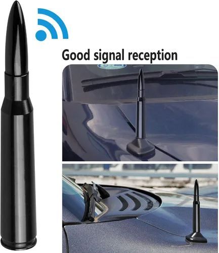 Vista 7 de Antena universal de repuesto para vehículo de automóvil compatible con Ford F150 F250 F350 Super Duty Raptor Dodge RAM 1500 2500 3500, color negro