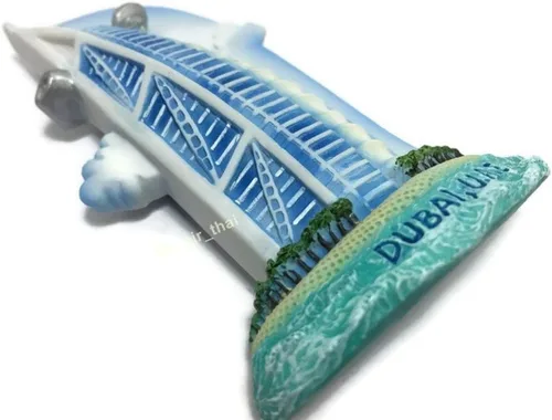 Vista 3 de WitnyStore Tiny Burj Al Arab Jumeirah en Dubai, Emiratos Árabes Unidos Emiratos Árabes Unidos Asia Occidental Atracciones Turísticas Resina Imán