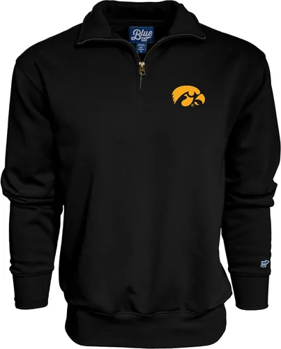 Vista 67 de Blue 84 Sudadera con cremallera de un cuarto para hombre de la NCAA