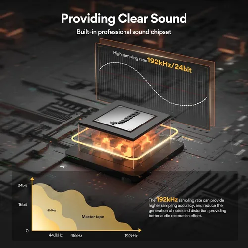 Vista 2 de Kit de micrófono USB de 192 KHZ/24 BIT Plug & Play MAONO AU-A04 USB para computadora, micrófono cardioide de condensador con chipset de sonido
