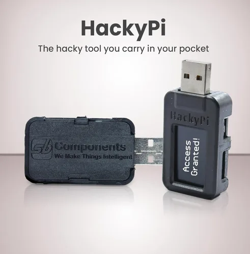 Vista 3 de HackyPi - Ultimate DIY USB Hacking Tool for Security Professionals and Ethical Hackers, DIY Programmable Hacking USB for Educational Purposes