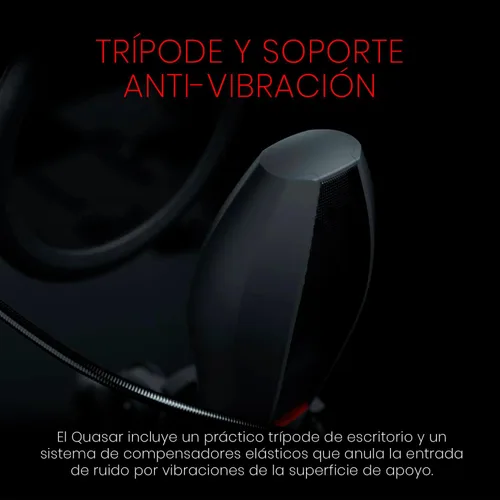 Vista 6 de Redragon GM200 Quasar Omnidireccional Micrófono de Mesa RED-GM200-1