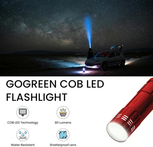 Vista 6 de GoGreen Power GG-113-COBRD 9 - Linterna LED, color rojo