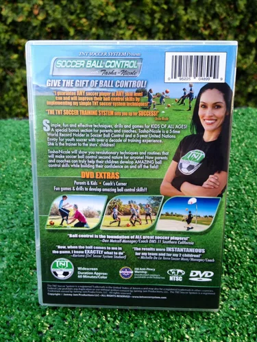 Vista 4 de TNT SOCCER SYSTEM, LLC Soccer Training DVD for Kids of ALL ages! Ball Control with Tasha-Nicole