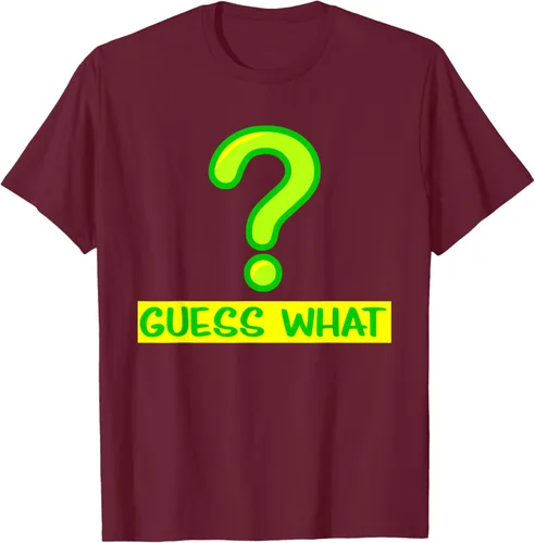 Vista 11 de Question Mark playera Guess What playera, hombre XL, Púrpura