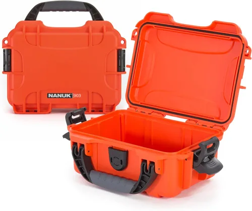 Vista 8 de NANUK 903 - Funda rígida con espuma, IP67, impermeable, resistente a los impactos para cámaras compactas y equipos pequeños, a prueba de polvo, 9.1