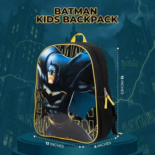 Vista 2 de AI ACCESSORY INNOVATIONS Mochilas para niños, Batman, Estándar