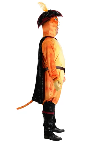 Vista 6 de Disfraz de Hombre Talla Plus Gato con Botas de Shrek Multicolor
