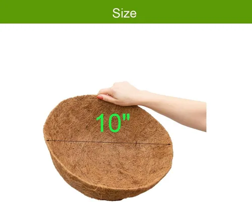 Vista 2 de 4 forros para macetas de coco de 10 pulgadas