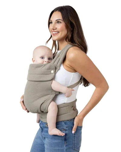 Vista 9 de Mabē Monarch Portabebés Ergonómico – Portabebés de Algodón Premium de Estructura Suave para Recién Nacidos a Niños Pequeños con Diseño Saludable