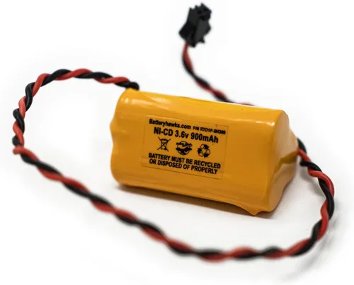 Vista 5 de Battery Hawk ELB-B001 3.6v 900mAh AA900MAH 0253799 Unitech Ni-CD Señal de salida Luz de emergencia Solar AA700MAH