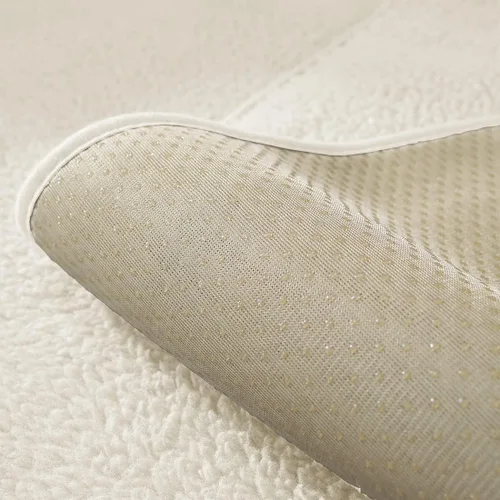 Vista 7 de Fundas de sofá de vellón sherpa suave y esponjoso, funda de sofá seccional de felpa cálida, funda antideslizante para sofá, protector de muebles