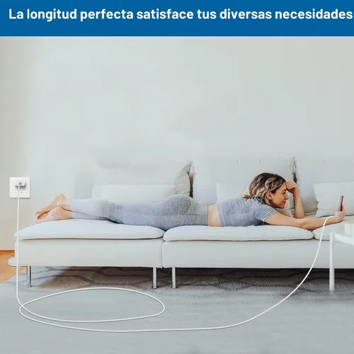 Vista 7 de Paquete de 2 cables USB C a Lightning, cargador tipo C de 10 pies, cable de carga rápida compatible con Apple iPhone 14/14 Pro/14Pro Max/13/13