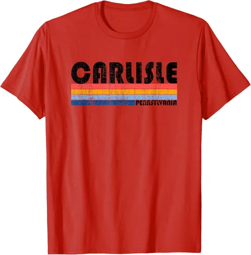 Vista 14 de Camiseta vintage estilo Carlisle, PA de los años 70 y 80, Gris