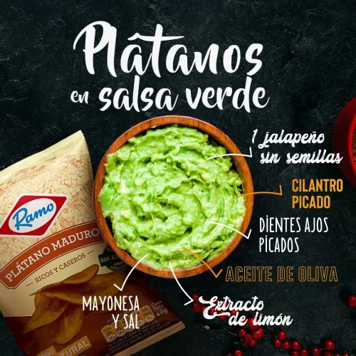 Vista 3 de Platanito Verde (paquete de 24) es un aperitivo colombiano de papas fritas de plátano colombiano Comida colombiana Dulce colombiano Snack food Dulce