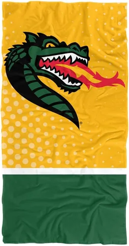 Vista 49 de LOGOVISION Manta Abilene Christian University, 30x60 Logo Dots CottonFront/PolyBackBeachTowel