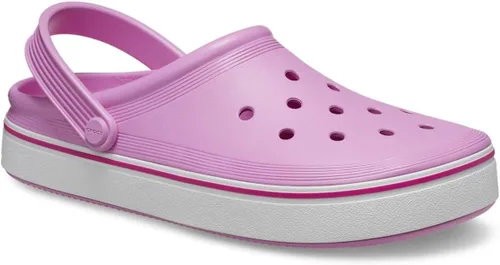Vista 6 de Crocs Zuecos unisex para adultos con plataforma fuera de la cancha Rosa caramelo