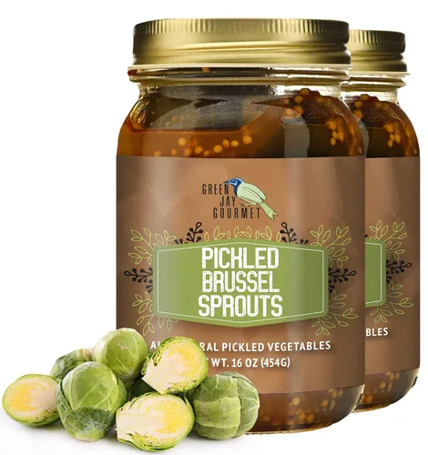 Vista 21 de Lanzas de espárrago en escabeche Green Jay Gourmet en frasco - Vegetales frescos en escabeche envasados a mano para cocinar y despensa – Espárragos
