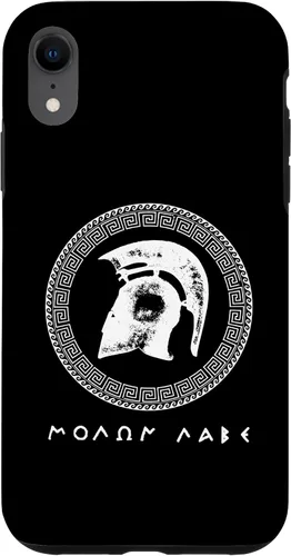 Vista 9 de Carcasa para iPhone 12 mini Molon Labe Spartan Warrior Helmet Antigua Guerra Griega