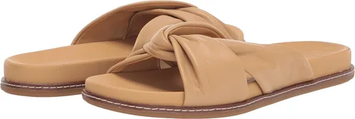 Vista 7 de Sperry Sandalia plana con correa cruzada dorada para mujer, Oro