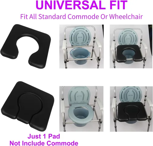 Vista 6 de Cojín de asiento cómodo, esponja súper suave acolchada para silla cómoda para ancianos/discapacitados/discapacitados, sillas de ruedas de ducha