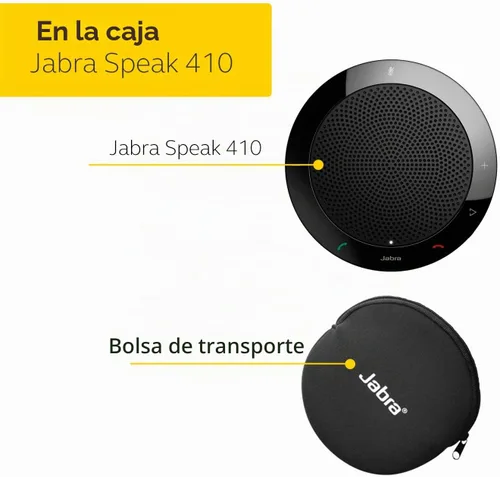 Vista 7 de Jabra Altavoz Speak 410 Uc para PC