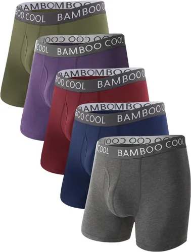 Vista 13 de BAMBOO COOL Paquete de calzoncillos bóxer ultra suaves y transpirables
