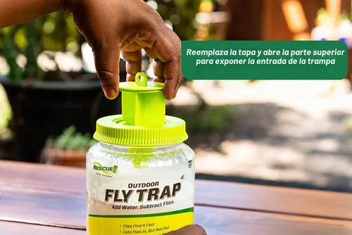 Vista 7 de Paquete de 4 recipientes reutilizables para trampa para moscas Rescue Outdoor