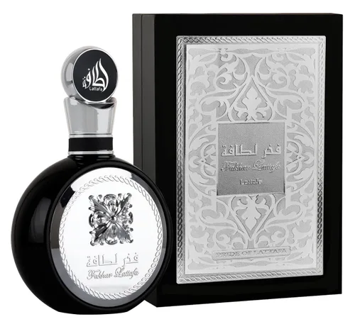 Vista 5 de Lattafa Set de regalo unisex de 3 piezas Eau de Parfum (Maahir + Fakhar para hombres + Elixir de humor Oud) 3.4 onzas cada uno