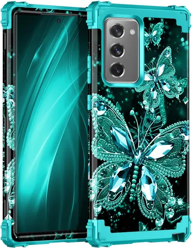 Vista 15 de Miqala Funda para Galaxy S9, brilla en la oscuridad, tres capas, resistente, a prueba de golpes, protección de cuerpo completo, parachoques