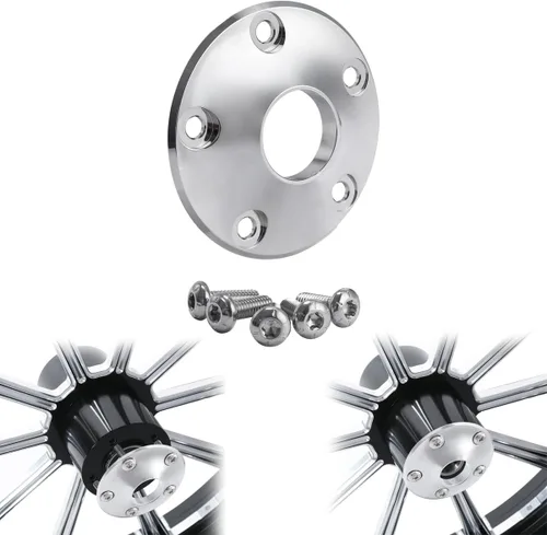 Vista 10 de TCMT Tapa de cubo de rueda delantera de doble disco para Harley Touring Road King Road Street Electra Glide no ABS 2008-2023