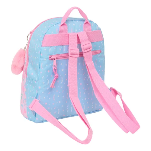 Vista 5 de Mochila BlackFit8 Smile Rosa Azul claro 25 x 30 x 13 cm Mini