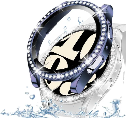 Vista 72 de DEALELE Paquete de 1 + 3 fundas compatibles con Samsung Galaxy Watch 7 Ultra (1.772 pulgadas), funda protectora de policarbonato transparente