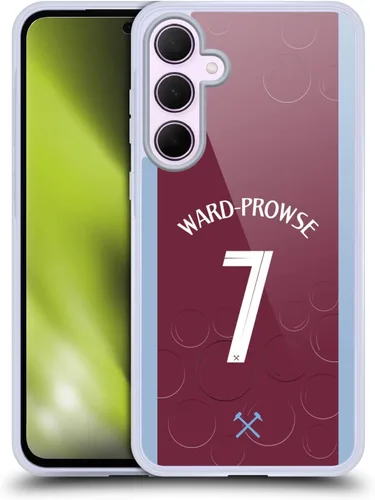 Vista 68 de Head Case Designs Officially Licensed West Ham United FC James Ward-Prowse 2023/24 Players Home Kit Gel Case [Military Grade Protection] Compatible
