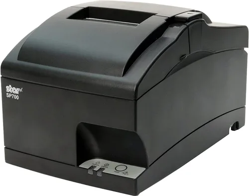Vista 3 de Star Micronics SP742ME Impresora de recibos de cocina de impacto monocromático para pedidos de restaurantes, cupos y boletos, conectividad Ethernet