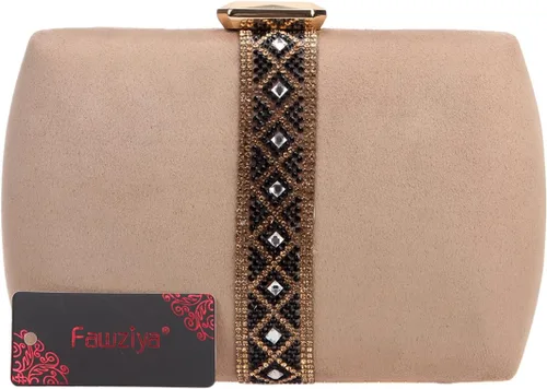 Vista 3 de Fawziya Velvet Diamonds - Bolsos de noche para mujer