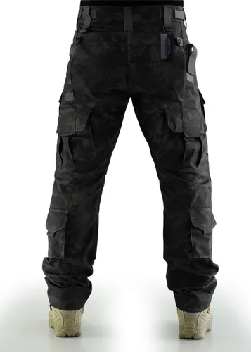 Vista 4 de ZAPT Tactical Molle Ripstop Combat Pants Army MulticamA-TACS LE Camo - Pantalones para hombres